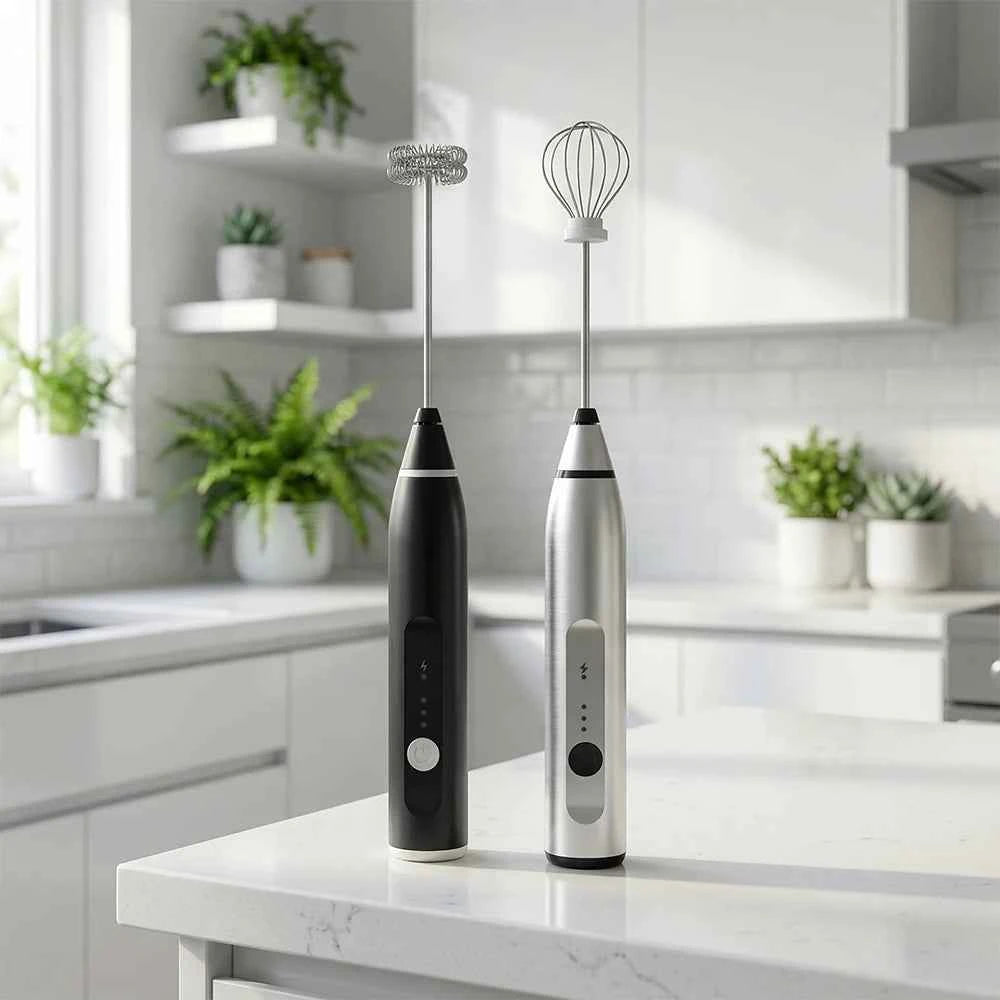 Portable Electric Milk Frothers Handheld Blender USB Mini Coffee Maker Whisk Mixer Cappuccino Cream Egg Beater Food Blender