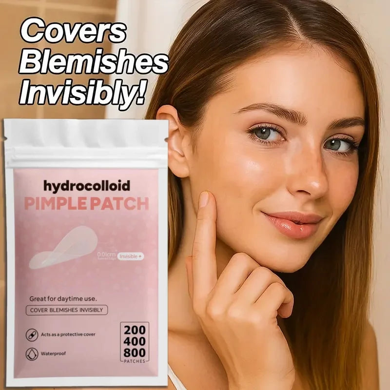 Invisible Hydrocolloid Pimple Patches – Mixed Sizes Set