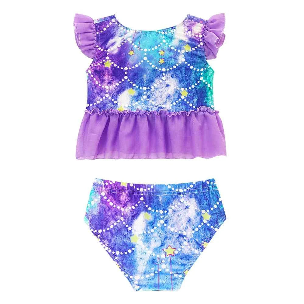 3PCS Mermaid Tails Swimwear Set for Swimming Girls Princess Bathing Suit Sets Kids Mermaid Swimsuit Swimable Costume