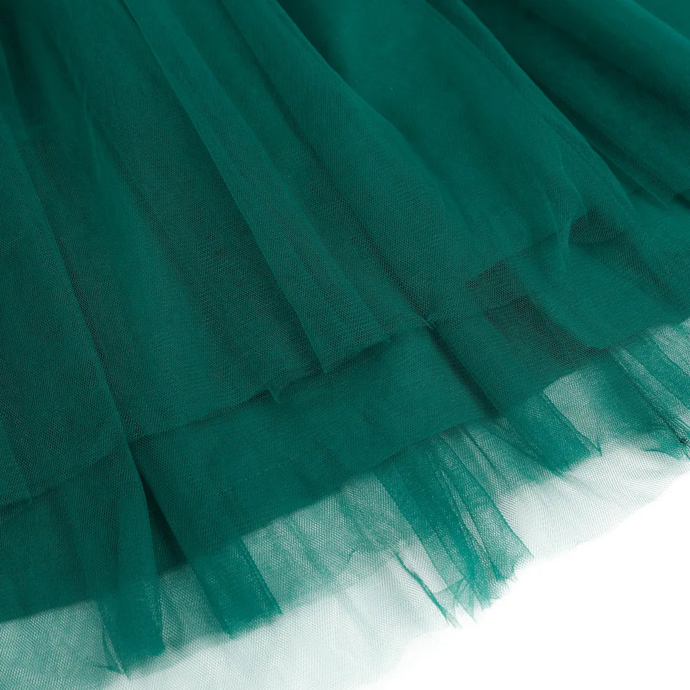 Bohemia Summer Dress For Girls Tulle Lace Sleeveless Princess Flower Girls Wedding Birthday Ball Gown Party Dresses Clothes