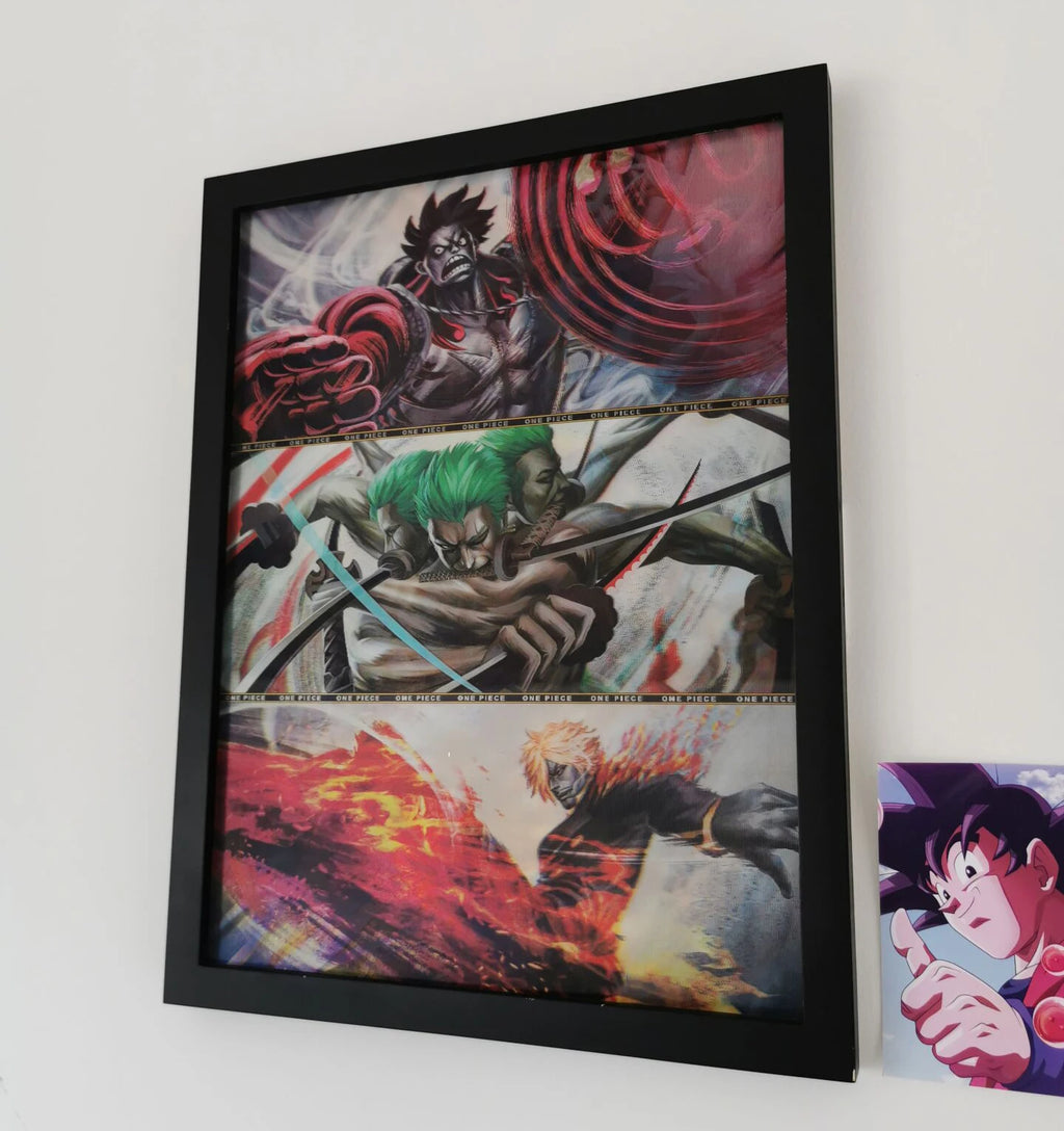 Pokemon 3D Lenticular Poster Anime Painting 3D Printing Home Decor Wall Cover Anime Artwork Birthday Gifts Home Decor Toy