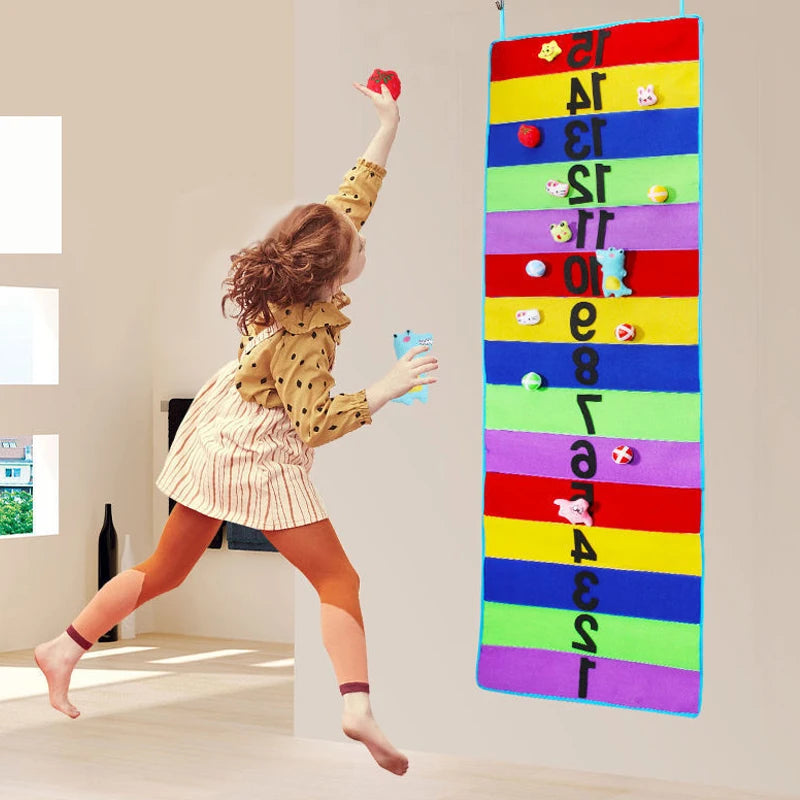 Kids Touch High Carpet Games Bounce Trainer Promote Growth Fun Sports Toy Height Ruler Indoor Outdoor Toys for Children