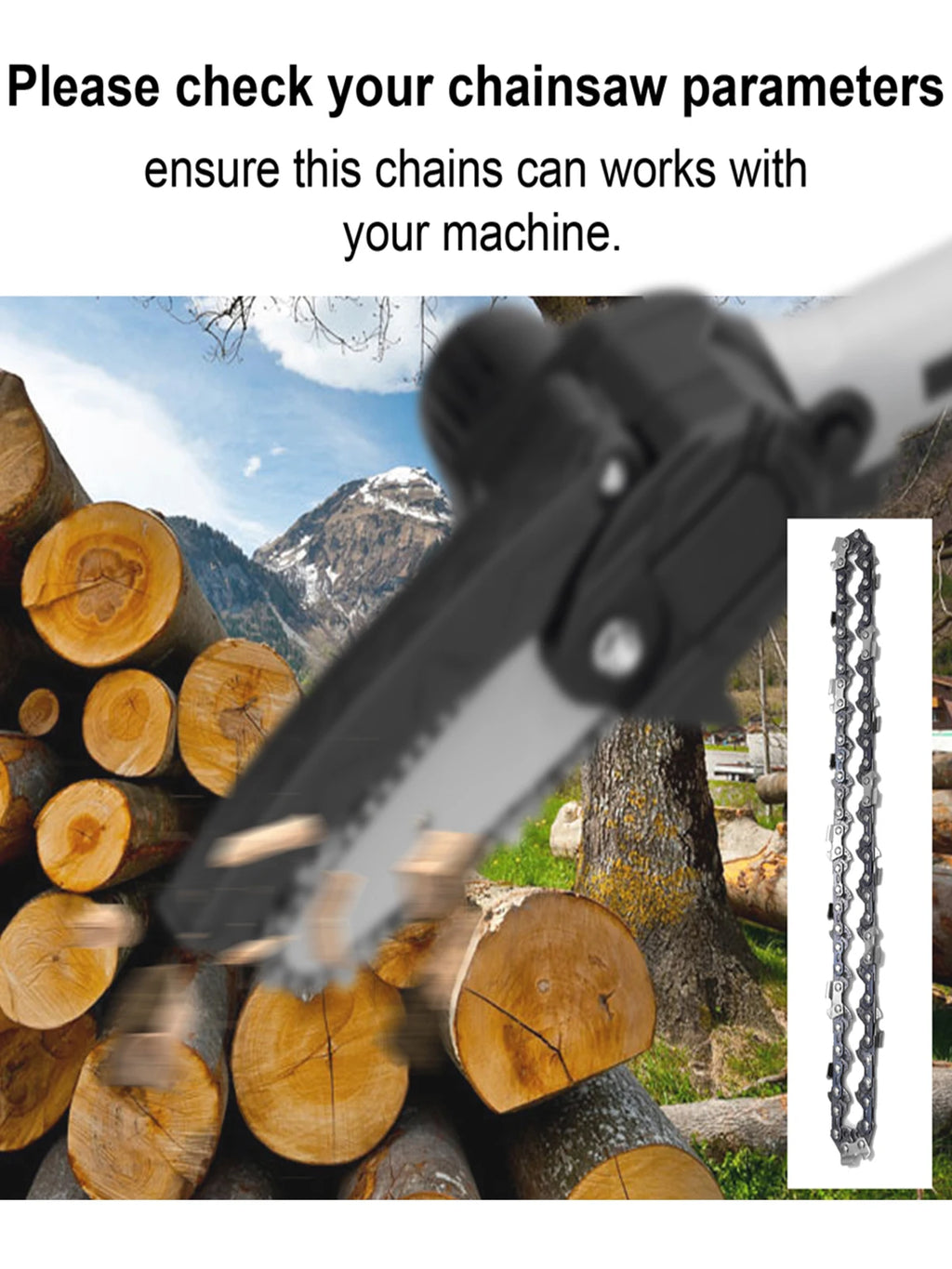 1 PCS 6 Inch Mini Steel Chainsaw Chains Electric Chainsaws Accessory Practical Chains Replacement