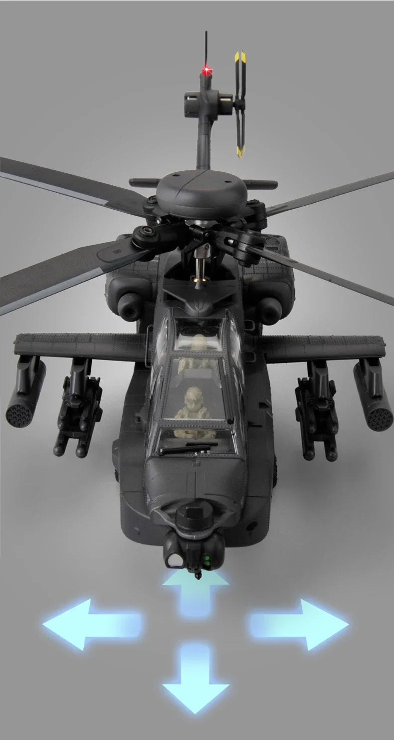 NEW RC ERA C170 RC Helicopter 6CH Optical Flow Positioning Apache Brushless Stunt Armed RC Helicopter Model One-key Inverted Toy