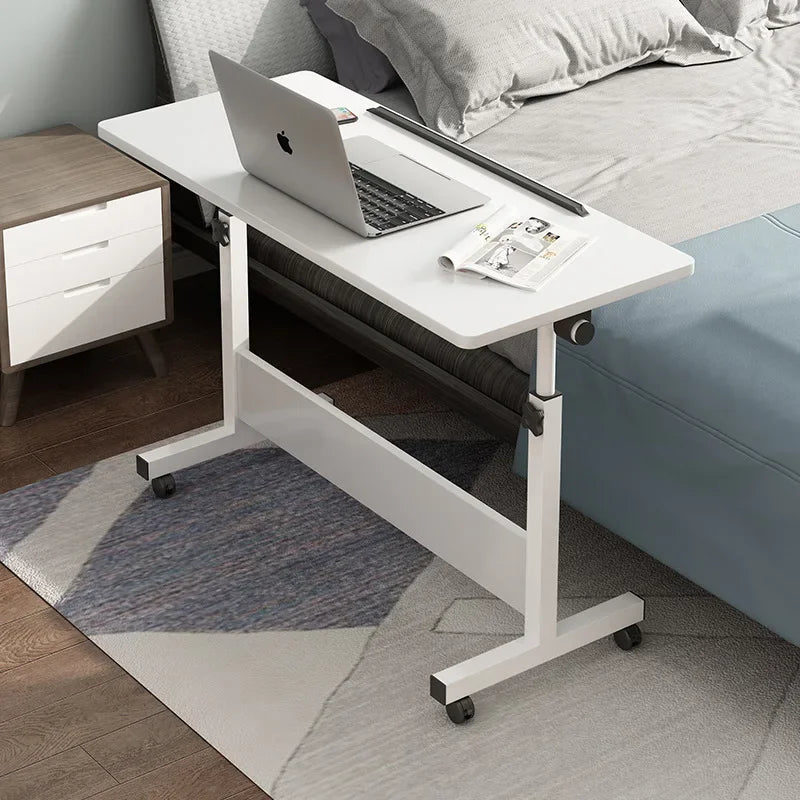Computer desk Bedside table Mobile lifting small table Household small laptop holder with wheels