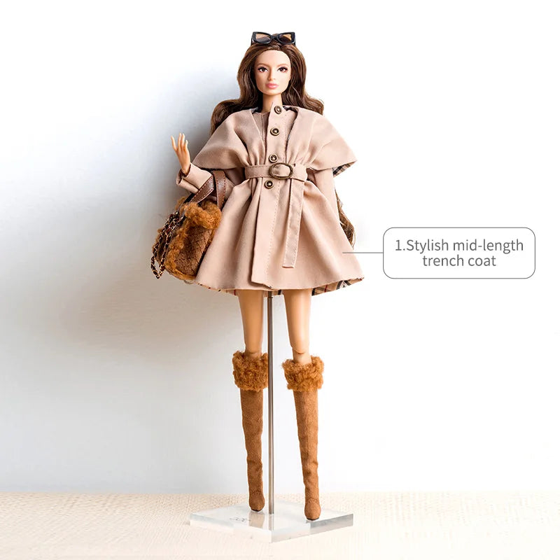 2026 New Xianxian Doll Clothes Set High-end Wear Suit Coat Top Skirt Princess Exquisite Makeup Dress Up Toys Doll Accessories