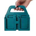4x Battery Mount Holder Portable Storage Rack Basket Bracket Holder For Makita 18V Battery (NO Batteries)