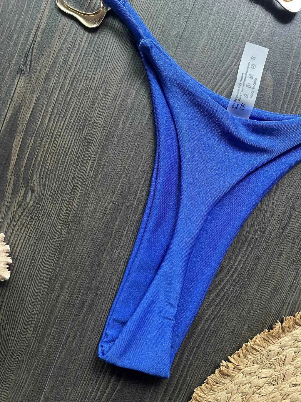 New Sexy Bikini Solid Color Lace-up Split Two-piece Swimsuit for Women