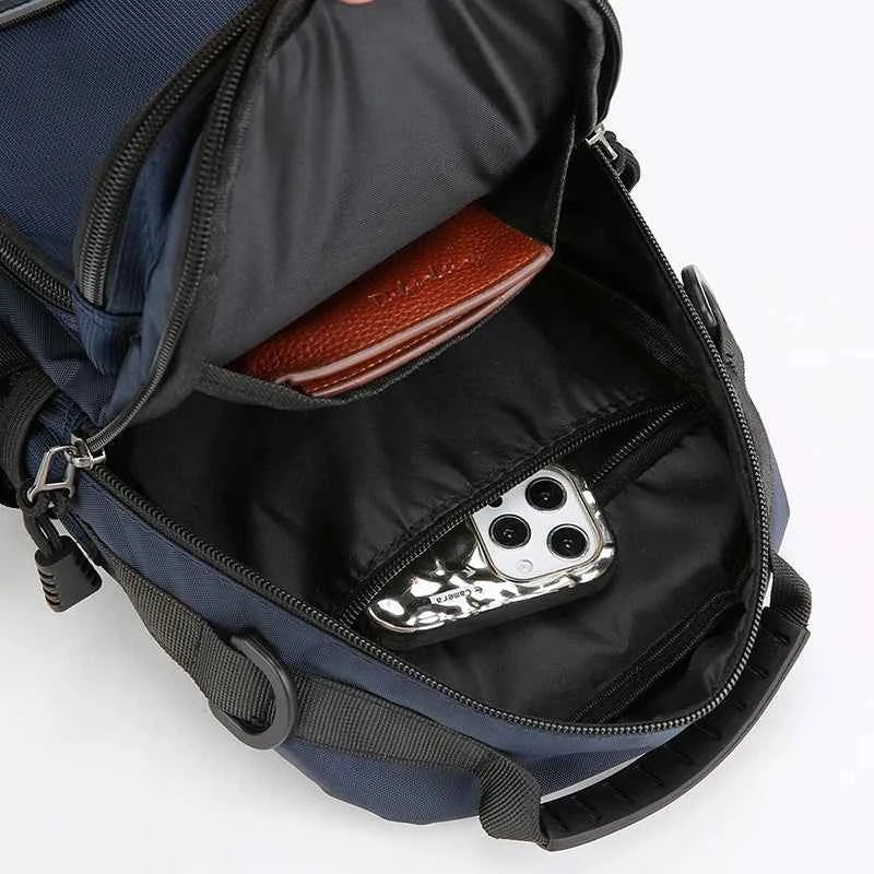 Fashion Men's Waist Packs Chest Bag High Quality Oxford Crossbody Bags For Men Fashion Casual Men Bag Handbag Male Chest Pack