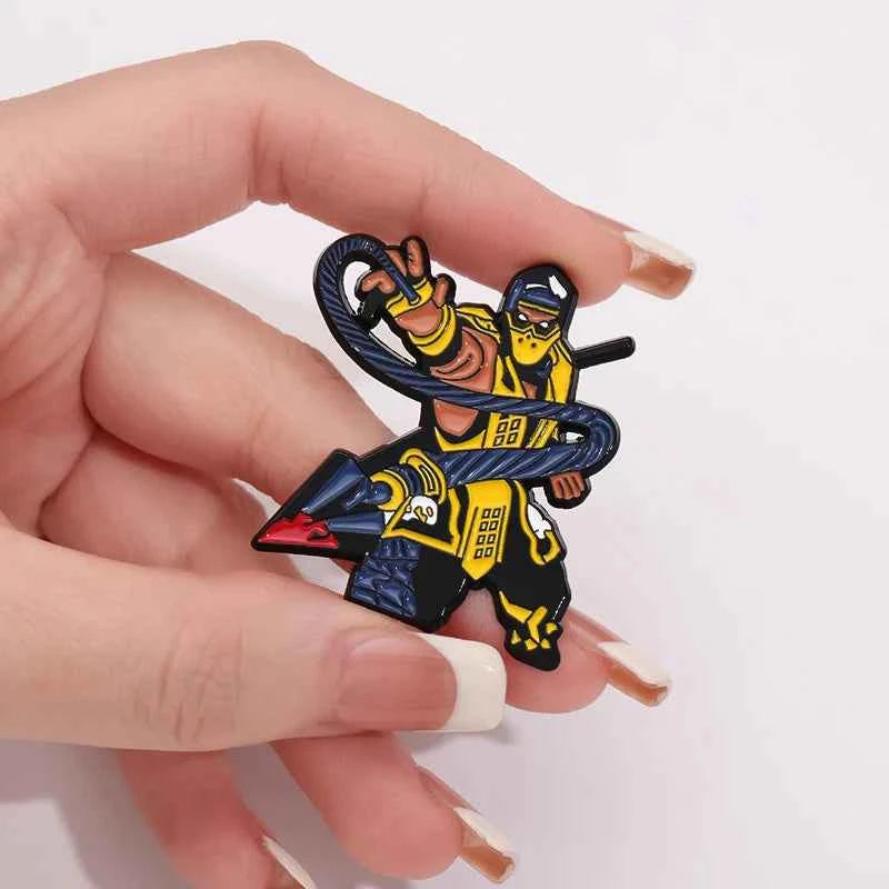 Creative Cartoon Character Enamel Pins Custom Cartoon Japanese Anime Badge Brooches Lapel Badges Jewelry Gifts
