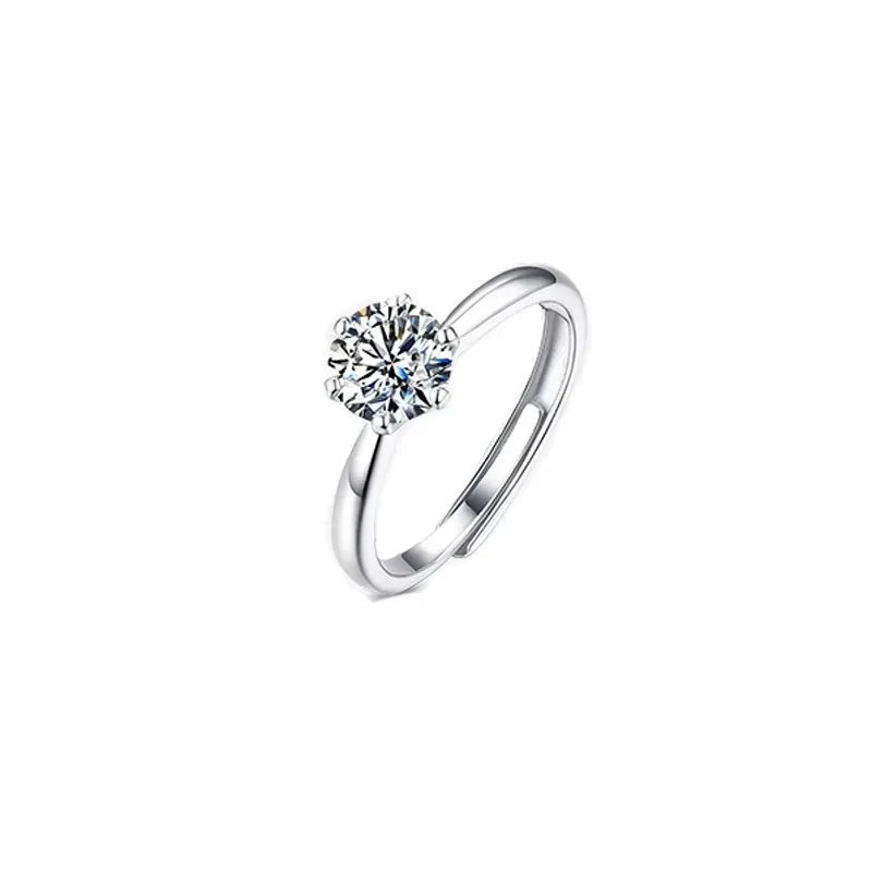 Indian Supplier Moissanite Diamond Ring 18K Gold Plated Fine Jewelry for Bridal Engagement Available For Sale