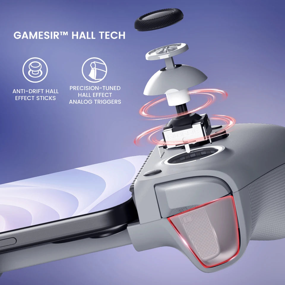 Mobile Game Controller for Phone – Hall Effect Joysticks
