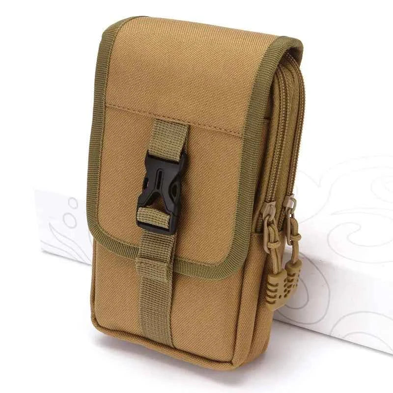 Men Wallet Double Layer Waist Bag Outdoor Sports Waterproof Military Phone Bag Belt Bags Camping Hunting Tactical Fanny Pack