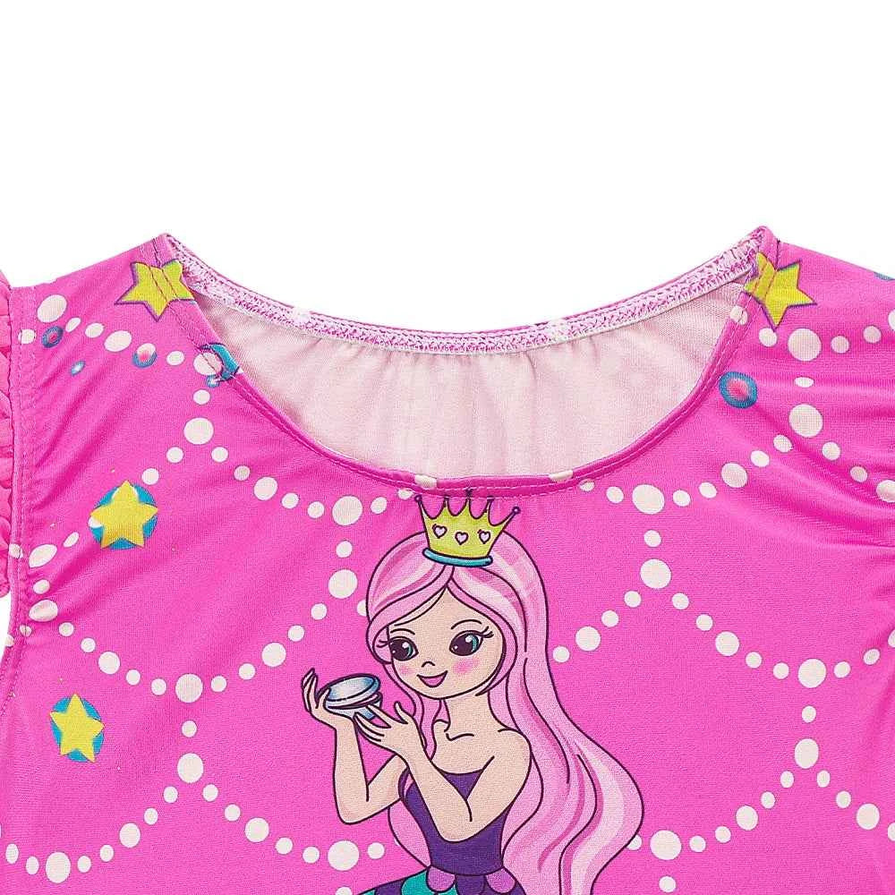 3PCS Mermaid Tails Swimwear Set for Swimming Girls Princess Bathing Suit Sets Kids Mermaid Swimsuit Swimable Costume