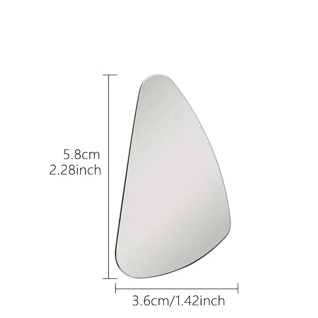Stainless Steel Facial Thin Gua Sha Tool Ergonomic Design for Improved Blood Circulation & Wrinkles Durable Skincare Tool