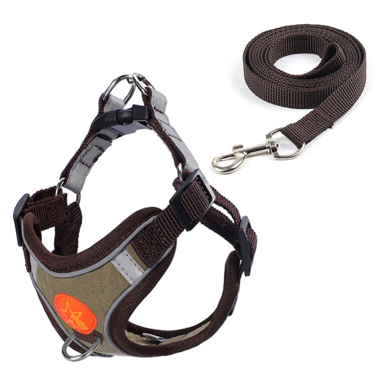 No-Pull Reflective Dog Harness with Soft Breathable Mesh