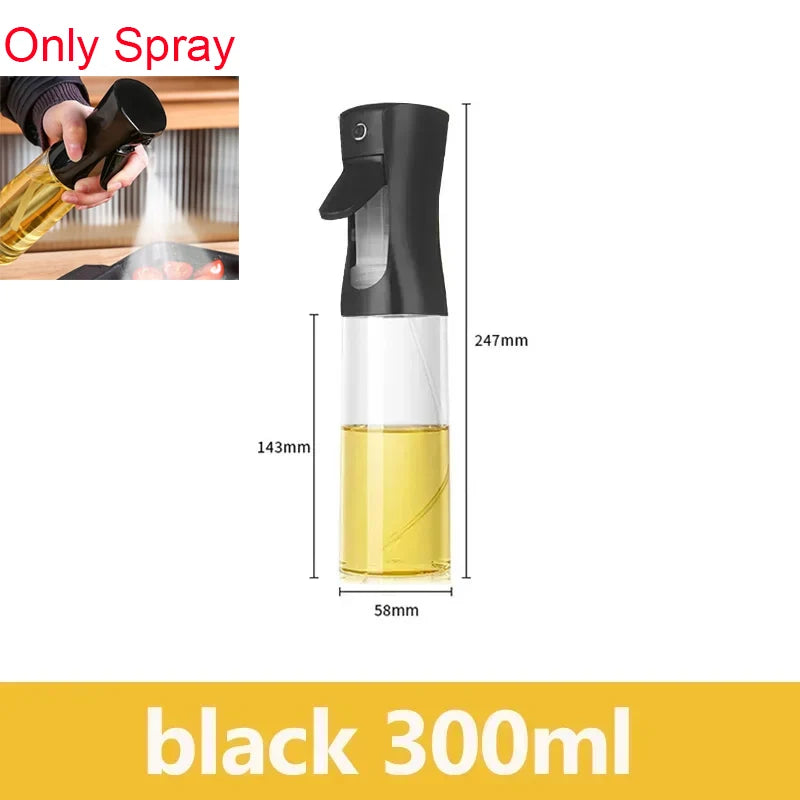2in1 500ml Plastic Kitchen Oil Sprayer Spray Oil Olive Spray Bottle for Oil Dispenser BBQ Baking Roasting Picnic Kitchen Tool