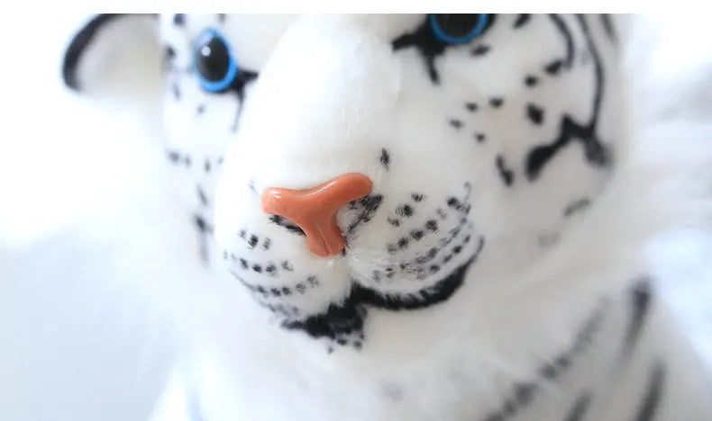 30-120cm Cute White Tigers Plush Toys Simulation Tigers Stuffed Dolls Baby Pillow Plush Kid Toys Gift