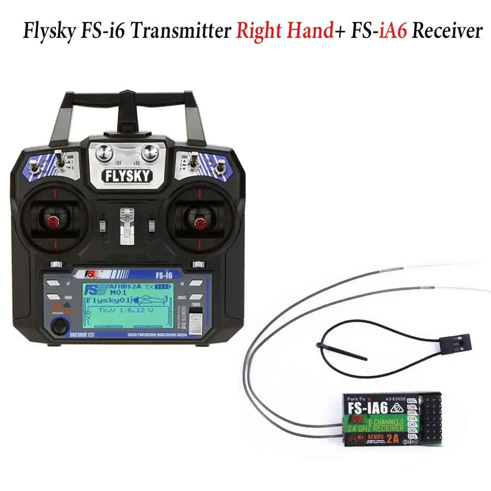 Flysky FS-i6 FS I6 2.4G 6ch RC Transmitter Controller FS-iA6 / FS-iA6B Receiver For RC Helicopter Plane Quadcopter Glider