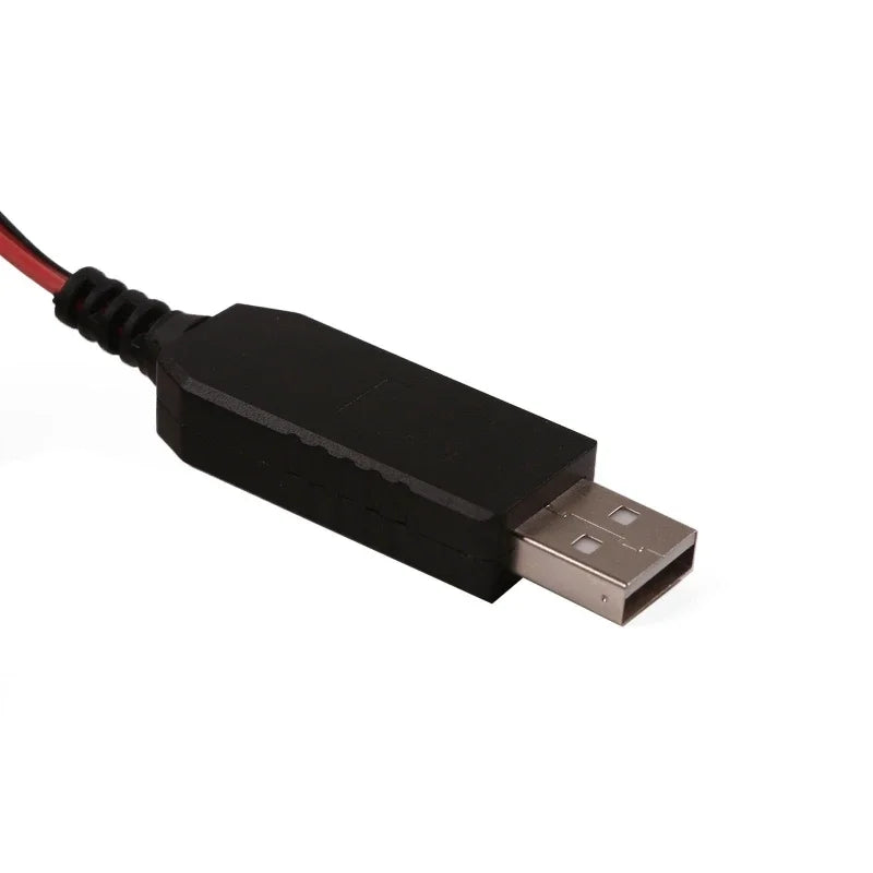 AA Battery Eliminator Cable USB Input 5V2A AA Dummy-Battery Output 1.5V/3V/4.5V/6V Power Adapter Cord