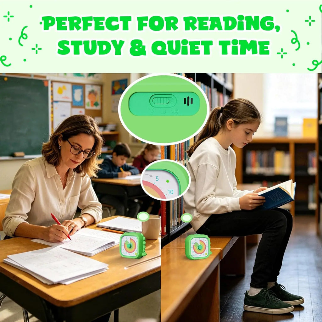 Kids Timer Self Discipline Device Visual Time Management Tool 60 Minutes Countdown Students Study Homework Focus Learning Clock