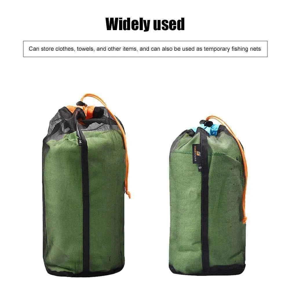 Compression Bag Portable Waterproof Drawstring Travel Sundry Bag Dustproof Space Saving Carry Pouch for Camping Travel Hiking
