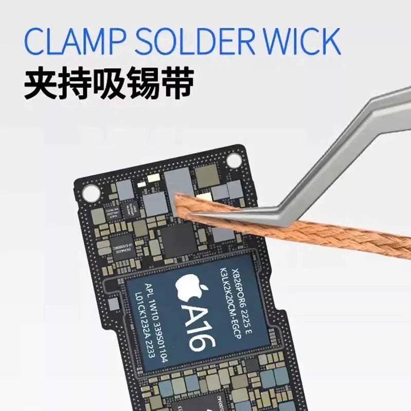 MECHANIC Aax-17 tin positioning tweezers for precise clamping of tin wire, non-slip and wear-resistant, made of steel