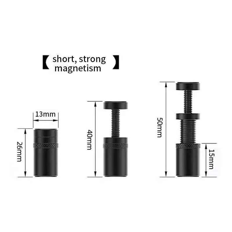 Aluminum GPU Holder Vertical Telescopic Rotating Stand Magnetic Bracket Video Card Holder Graphics Card Bracket Support 27-120mm