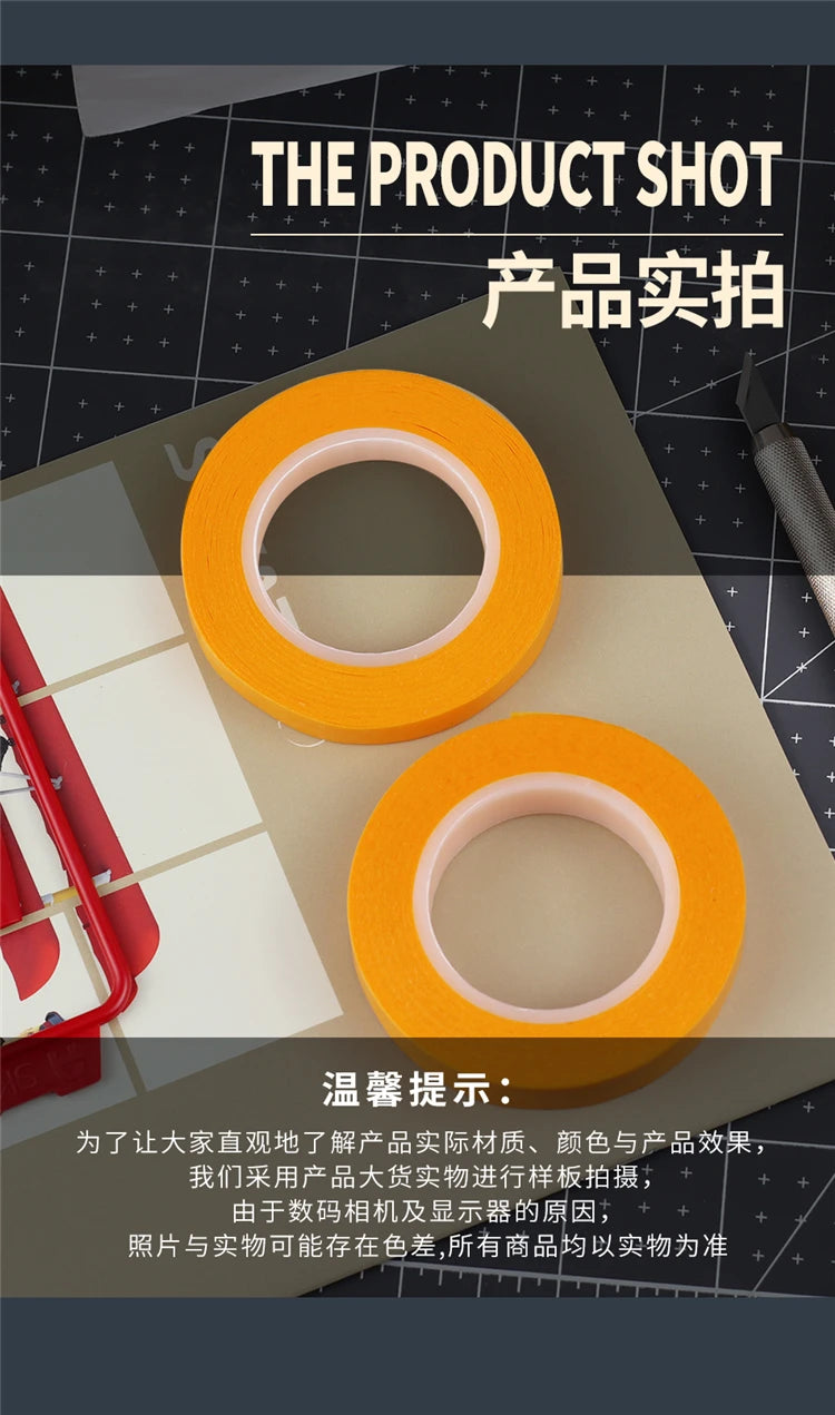 Model Masking Tape Toys Spray Coloring 2mm - 50mm Easy Removal For Model Minature Craft and Art Painting