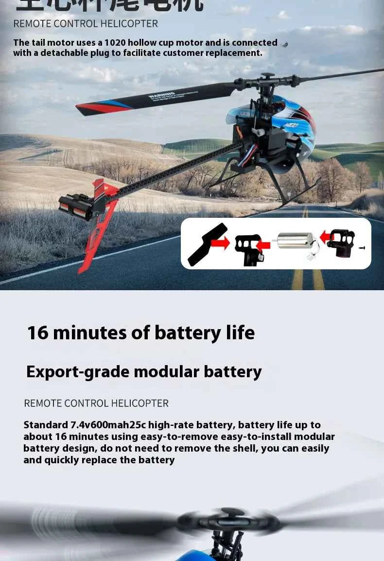 WLtoys RC Helicopters K200 2.4Ghz 4CH 6-Aixs Gyroscope Fixed Height Single Blade Propellor Gyro Mini RC Toys For Kids Gift
