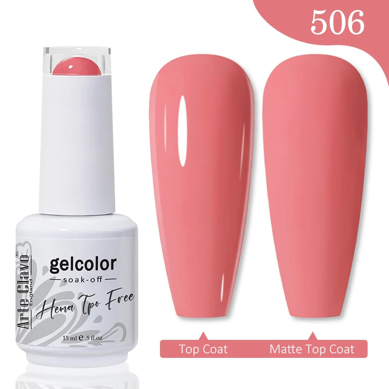 Arte Clavo TPO HEMA FREE Top Quality Discount Price 131 Colors Nail Gel Polish New Formula Nail Gel 15ml Bottle UV Gel Varnish