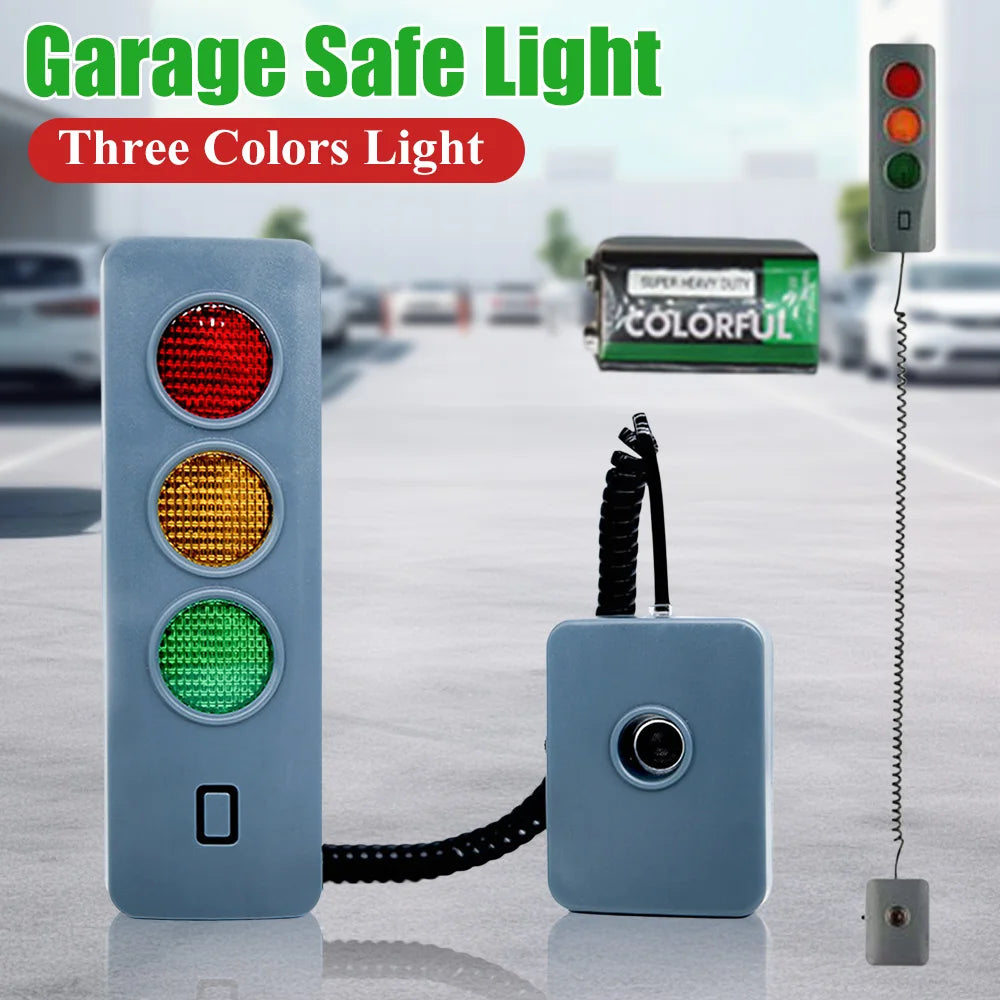 Auto Parking System Anti Collision Distance Stop Aid with Three Colors Light Car  Sensor Adjustable Battery Operated