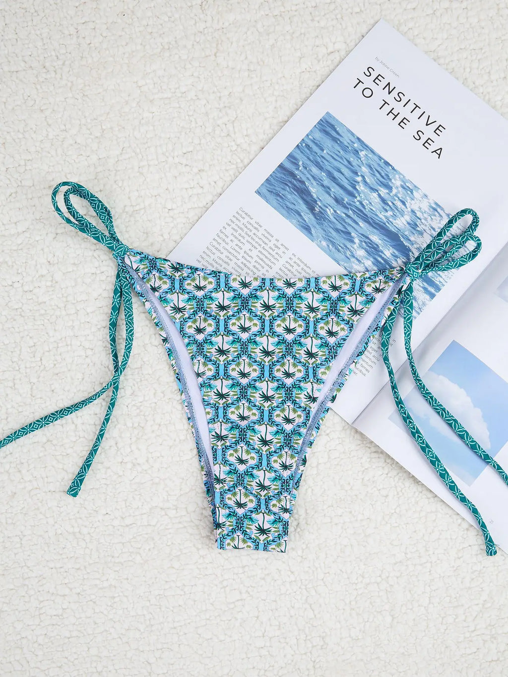 "2026 New Triangle Bikini Set - Floral Print Push Up Swimsuit & Brazilian Bottoms"