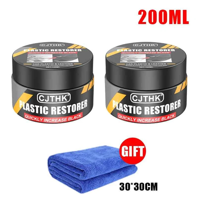 Car Plastic Restorer Back To Black Gloss Auto Interior Leather & Panel Renewal Wax Coating Agent Auto Polish And Repair Coating