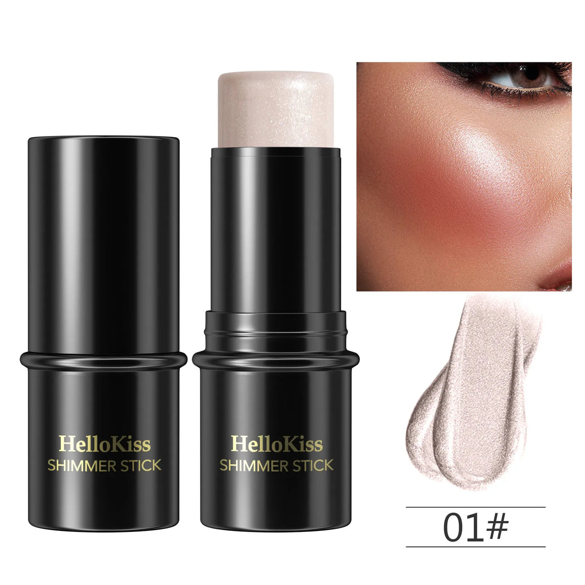 Q01 Color Cream Contour And Highlighter Stick – Long-Lasting Glow