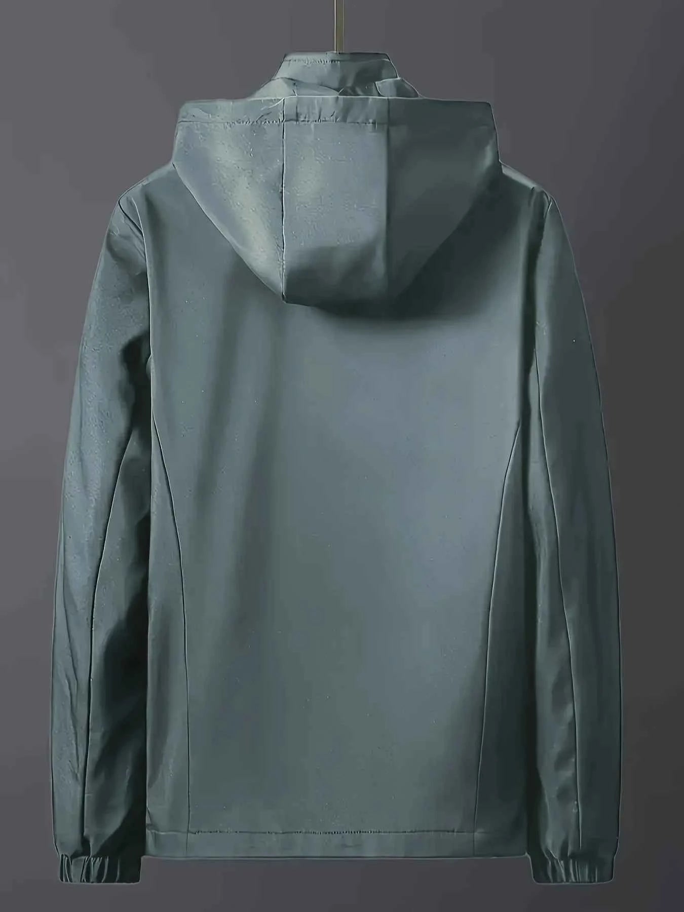 Windproof detachable hooded jacket Korean style trendy loose fashion casual men's jacket