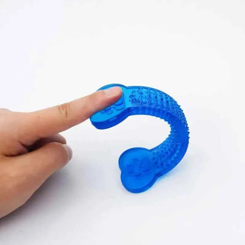 Pet Dog Chew Toys Rubber Bone Toy Aggressive Chewers Dog Toothbrush Doggy Puppy Dental Care For Dog Pet Accessories