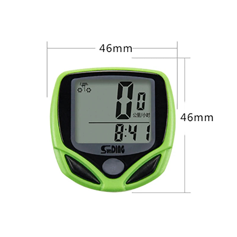 LCD Digital Bikes Computers Waterproof Wired Stopwatch Bicycle Speedometer Sensors Cycling MTB Bike Sports Odometer Computers