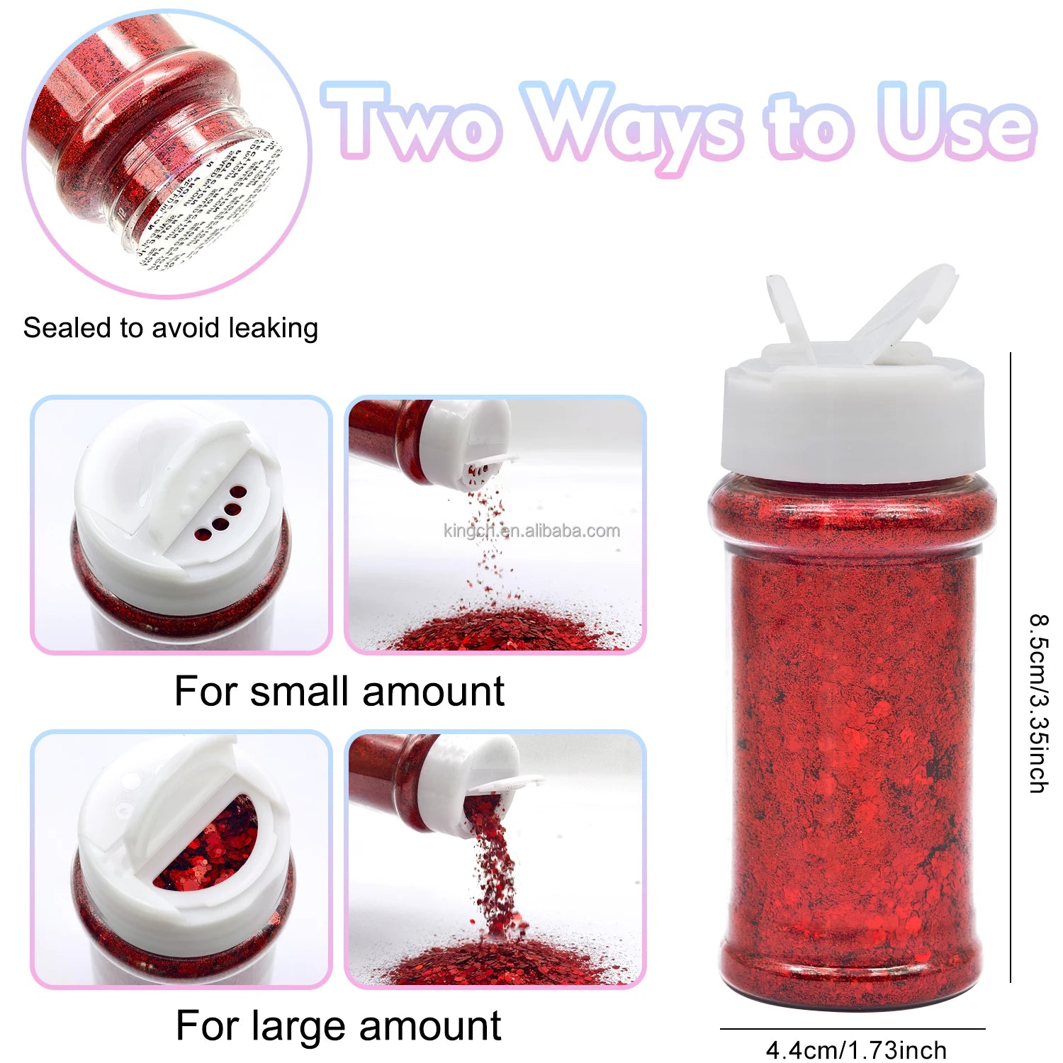 US Warehouse High Bright Glitter Set Free Shipping High Quality Polyester Hexagon Glitter Powder for Resin Crafts Nail