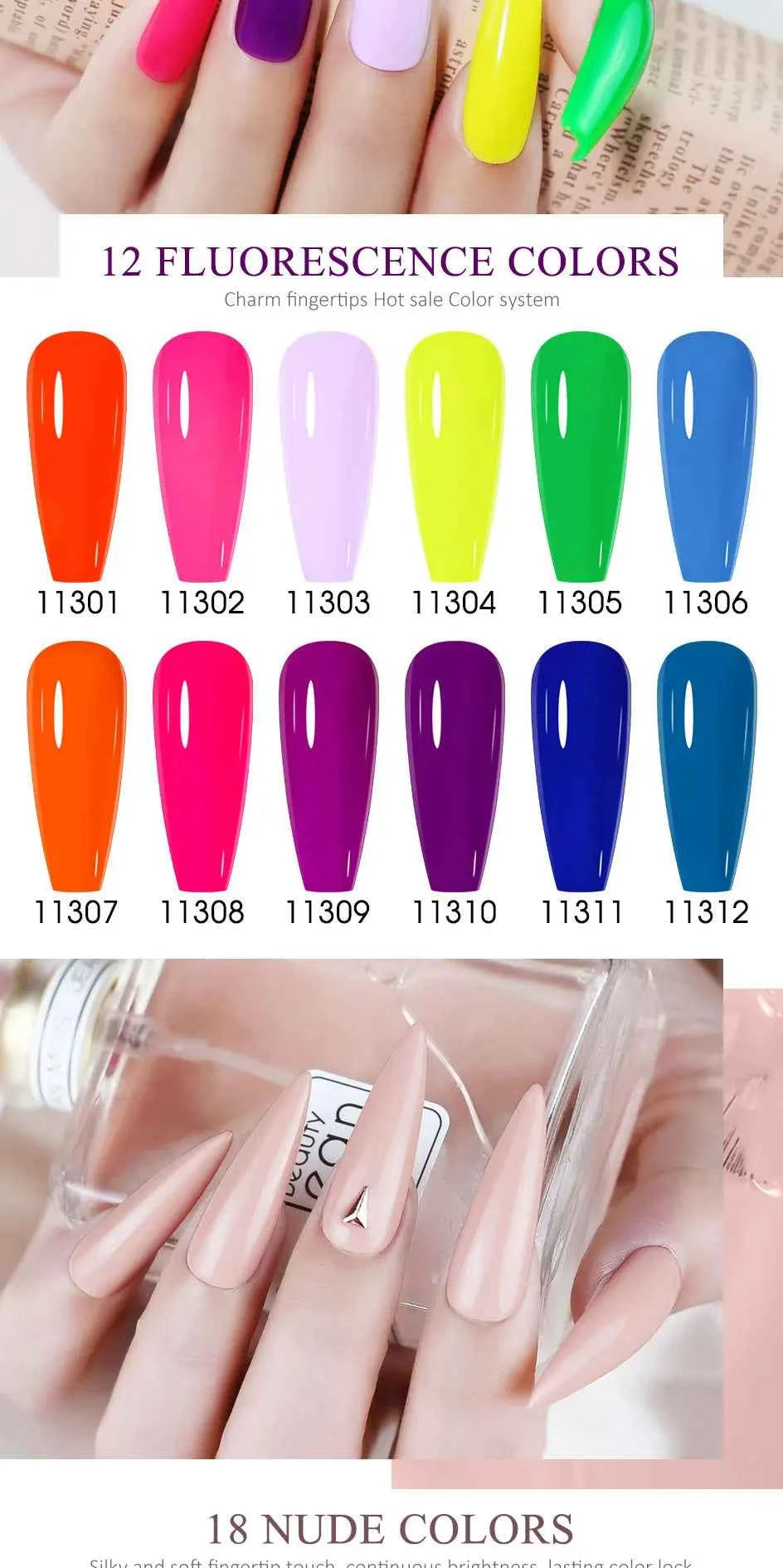 Arte Clavo TPO HEMA FREE Top Quality Discount Price 131 Colors Nail Gel Polish New Formula Nail Gel 15ml Bottle UV Gel Varnish