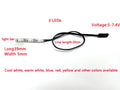 Flashing alarm light strip controller for 1/14 Tamiya RC Truck Car TRX4 For scania