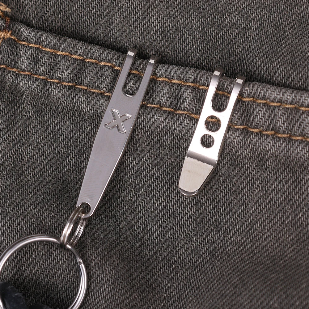 5/1Pcs Mini Zinc Alloy Ring Carabiner EDC Bag Suspension Clip with Key Outdoor Quicklink Tool Keychain Camping Accessories