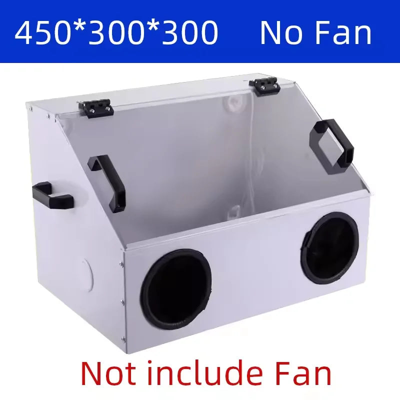 220V Grinding Dust Box Metal Structure Dust Box Ventilation Fan Dust Extraction Box for Craft Work Sanding Polishing