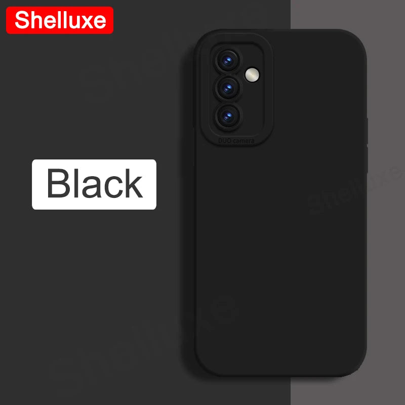 A54 A55 A56 Case Shelluxe Square Liquid Silicone Soft Cases For Samsung Galaxy A56 A55 A54 A52 s A52s A53 Silky Feel Phone Cover