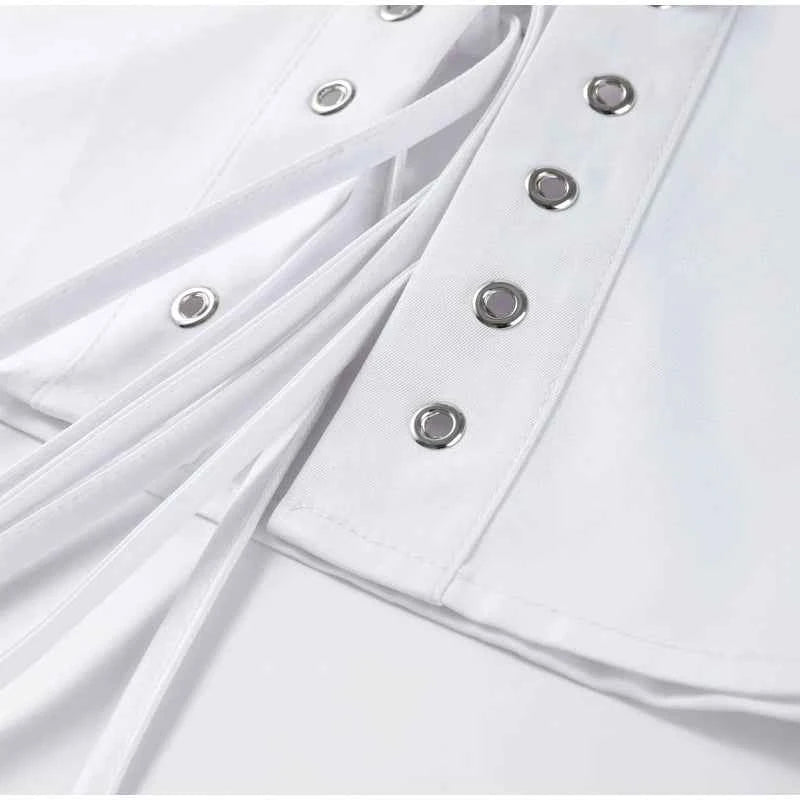 Fashion Lapel Long Sleeve Shirts & Blouses For Women Autumn Weave Drawstring Blouse Lady Holiday Street Chic Tops Ropa De Mujer