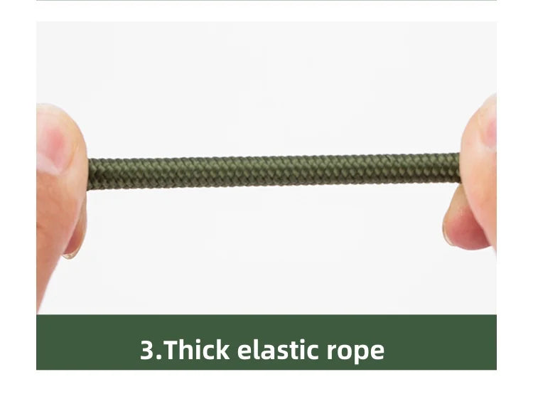 2Pcs 60cm Elastic Rope with Hook Bungee Cord, Outdoor Heavy Duty Bungee Cord, Camping Luggage Packing Ropes Camping Accessories