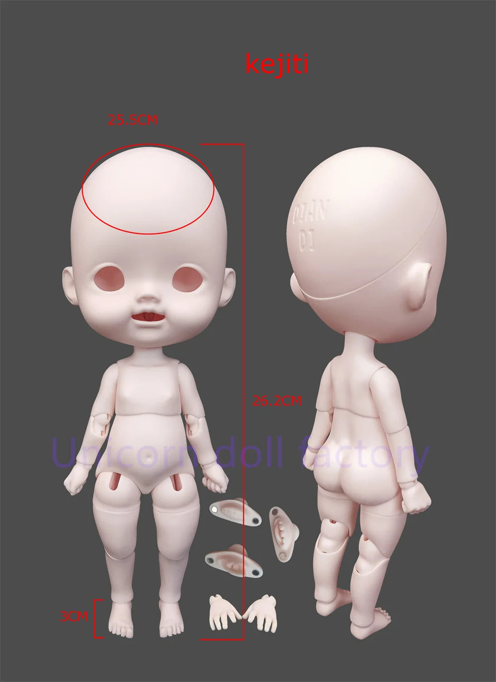 BJD Doll1/6 diandi Resin Doll Art Model High Quality Toy DIY Makeup Multiple combinations can be freely matched