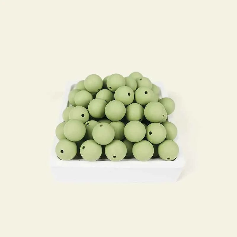 12mm Siilcone Round Beads 100/50/20Pcs For Jewelry Making To Make Bracelets DIY Keychain Necklace Jewelry Accessories BPA Free