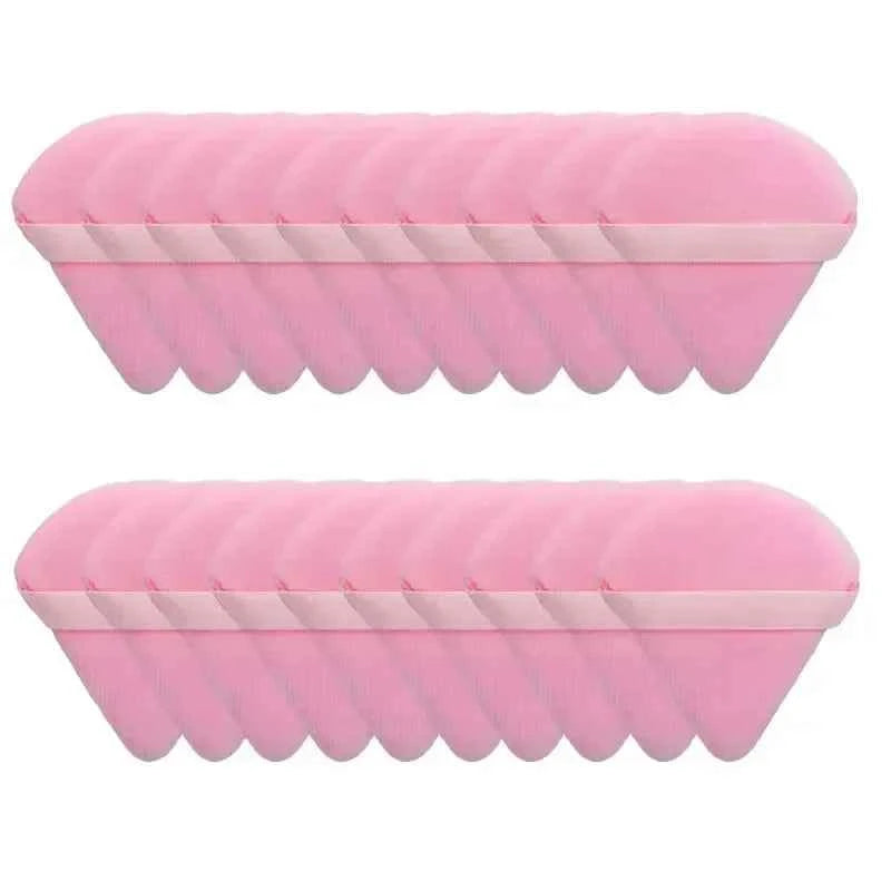 2/5/10/20Pcs Triangle Powder Puff Wet Dry Use For Loose Powder Liquid Cosmetic Soft Plush Powder Puff Makeup Foundation New In T