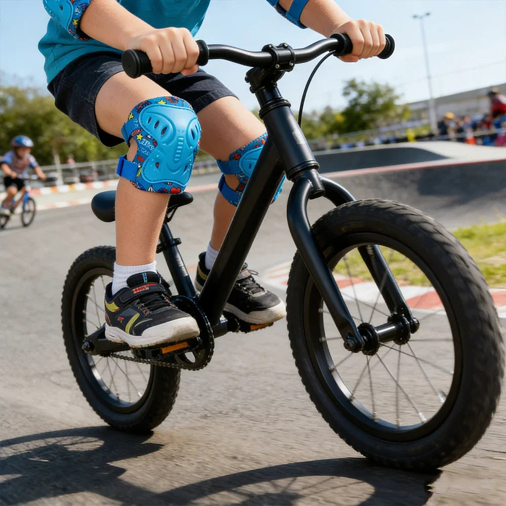 Kids 3-12 Years Knee Pad Elbow Pads Guards Protective Gear Set for Roller Skates Cycling Skateboard Inline Skatings Scooter